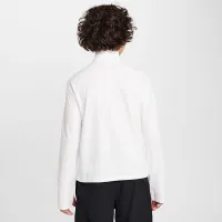 Nike Multi Big дитячі (для хлопчиків) Dri-FIT UV Long-Sleeve 1/2-Zip Top колір білий