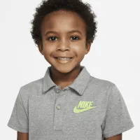 Nike Dri-FIT Little дитячі Polo Top колір сірий