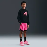 Nike A'ja Wilson Club Fleece Big дитячі Толстовка з капюшоном колір чорний