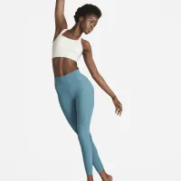 Nike Zenvy жіноча Gentle-Support З високою талією 7/8 лосіни блакитний