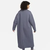 Nike Sportswear Tech Fleece женская оверсайз Duster Куртка цвет серый