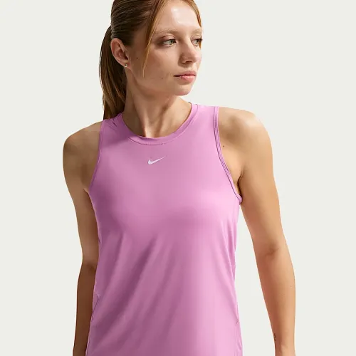 Nike One Classic женская Dri-FIT Tank Top цвет фиолетовый