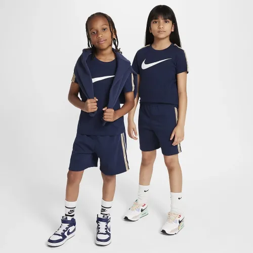 Nike Sportswear Club Little дитячі 2-Piece French Terry шорти комплект блакитний