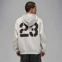 Nike Jordan Brooklyn мужские оверсайз Pullover Толстовка с капюшоном цвет серый