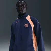 FC Barcelona чоловічі Nike Soccer Total 90 Soccer Track Куртка блакитний
