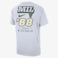 Milwaukee Bucks Courtside мужские Nike NBA футболка цвет белый