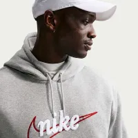 Nike Sportswear Club чоловічі Fleece Толстовка з капюшоном колір сірий