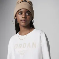 Nike Jordan Big дитячі Graphic футболка колір білий