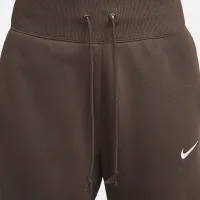 Nike Sportswear Phoenix Fleece женская С высокой Талией Wide-Leg Sweatpants цвет коричневый