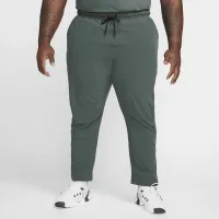 Nike Unlimited мужские Dri-FIT Zippeцвет красный Cuff Versatile Pants цвет зеленый