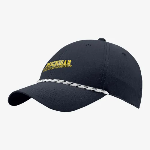 Michigan Legacy91 Nike College Rope Hat колір сірий