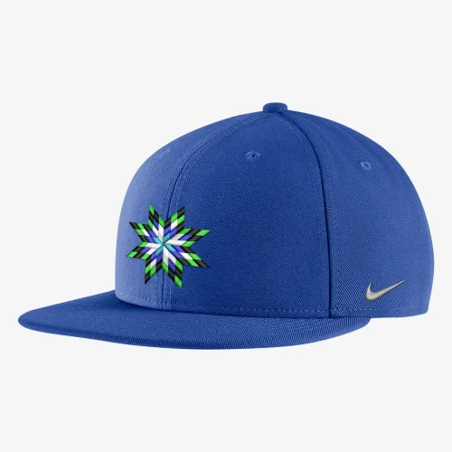 Milwaukee Bucks City Edition Nike NBA Snapback Hat блакитний