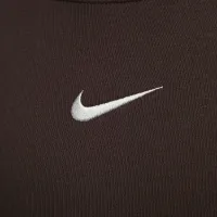 Nike Sportswear Phoenix Fleece женская оверсайз Crew-Neck свитшот цвет коричневый