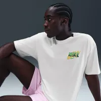 Nike чоловічі баскетбольні футболка колір білий