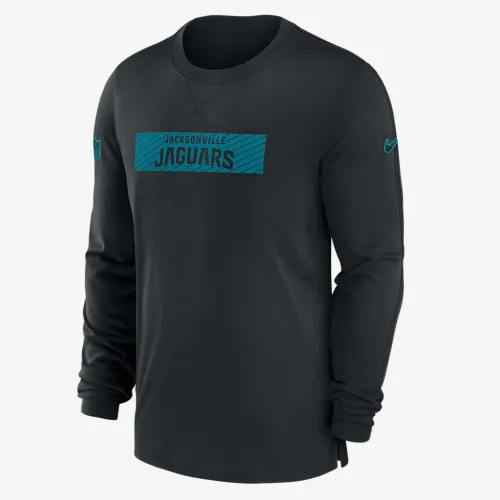 Jacksonville Jaguars Sideline Player Team Issue Men’s Nike Dri-FIT Long-Sleeve Top колір чорний