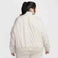 Nike Sportswear Essential жіноча оверсайз Bomber Куртка (великі розміри) колір коричневий
