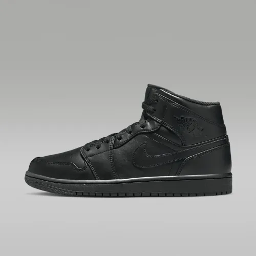 Nike Air Jordan 1 Mid Кросівки колір чорний