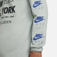 Nike Sportswear мужские Long-Sleeve Graphic Tee цвет серый