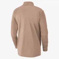 Chicago Bulls City Edition мужские Nike Dri-FIT NBA 1/2-Zip Long-Sleeve Top цвет коричневый