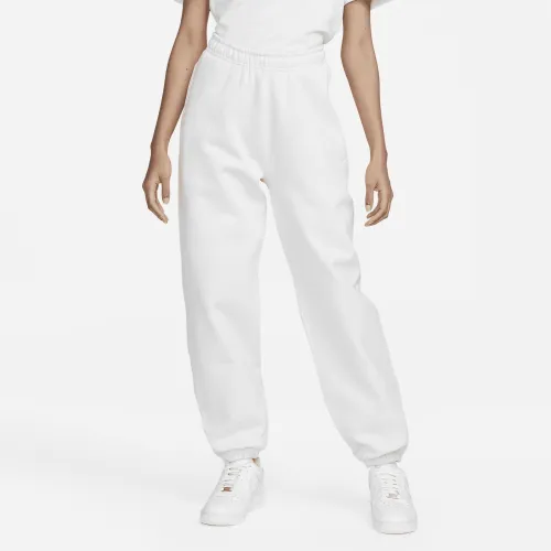 Nike Solo Swoosh жіноча Fleece Pants колір сірий