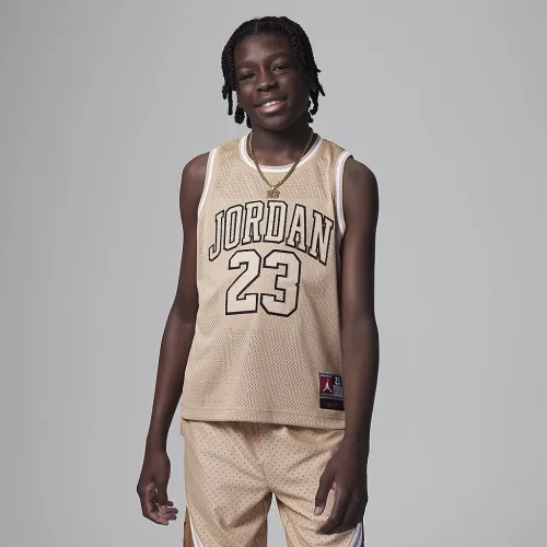 Nike Jordan Big дитячі 23 Jersey колір коричневий