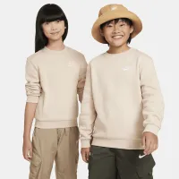 Nike Sportswear Club Fleece Big детские свитшот цвет коричневый