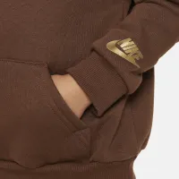 Nike Sportswear Shine Fleece Pullover Толстовка з капюшоном Toddler Толстовка з капюшоном колір коричневий