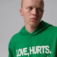 Nike Jalen Hurts мужские Fleece Толстовка с капюшоном цвет зеленый