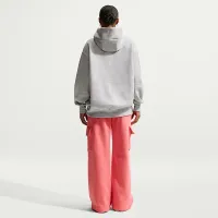 Nike Sportswear Phoenix Fleece жіноча оверсайз Logo Толстовка з капюшоном колір сірий