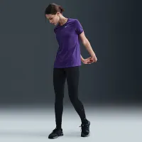 Nike Dri-FIT женская футболка цвет фиолетовый