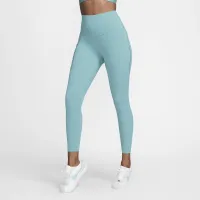 Nike Universa жіноча Medium-Support З високою талією 7/8 лосіни з кишенямиблакитний