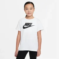 Nike Sportswear Big дитячі футболка колір білий