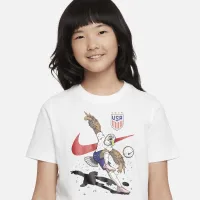USWNT Mascot Big дитячі Nike Soccer футболка колір білий