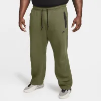 Nike Sportswear Tech Fleece чоловічі Open-Hem Sweatpants колір зелений