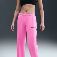 Nike Sportswear Phoenix Fleece жіноча Straight-Leg Sweatpants Pink