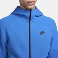 Nike Sportswear Tech Fleece Windrunner чоловічі Full-Zip Толстовка з капюшоном блакитний