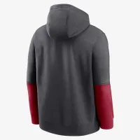 Alabama Crimson Tide Sideline Team Issue Club чоловічі Nike College Pullover Толстовка з капюшоном колір сірий