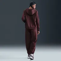 Nike Sportswear Club Fleece женская Full-Zip Толстовка с капюшоном цвет красный