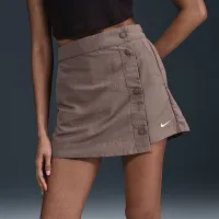 Nike Sportswear Essential жіноча Woven Skort колір коричневий