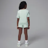 Nike Jordan Brooklyn Essentials Little дитячі 2-Piece Fleece шорти комплект колір зелений