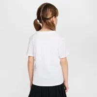 Nike Dri-FIT Little детские Graphic футболка цвет белый