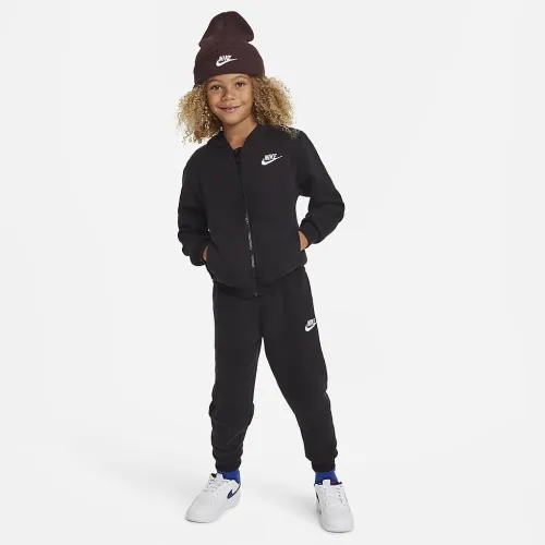 Nike Full-Zip Club набор Little Kids 2-Piece Толстовка с капюшоном набор цвет черный