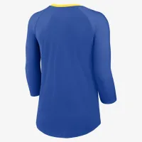 Los Angeles Rams женская Nike NFL 3/4-Sleeve футболка синий