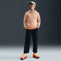 Nike Sportswear Club Fleece Big дитячі Pullover Толстовка з капюшоном колір коричневий