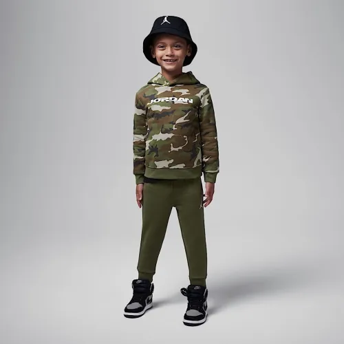 Nike Jordan MVP Toddler 2-Piece Camo Fleece Pullover Толстовка с капюшоном набор цвет зеленый
