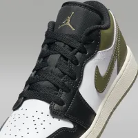 Nike Air Jordan 1 Low Big дитячі Кросівки колір чорний