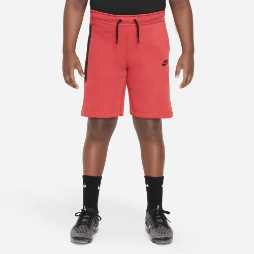 Nike Sportswear Tech Fleece Big дитячі (для хлопчиків) шорти (Extended Size) колір червоний