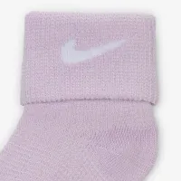 Nike Baby/Toddler Waffle Knit шкарпетки (6 пар) колір фіолетовий