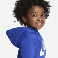 Nike Sportswear Club Fleece Toddler Pullover Толстовка з капюшоном блакитний