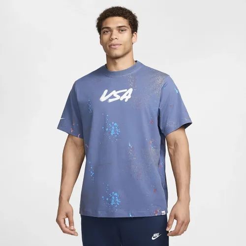 USA чоловічі Nike Dri-FIT ADV Breaking Short-Sleeve Top блакитний